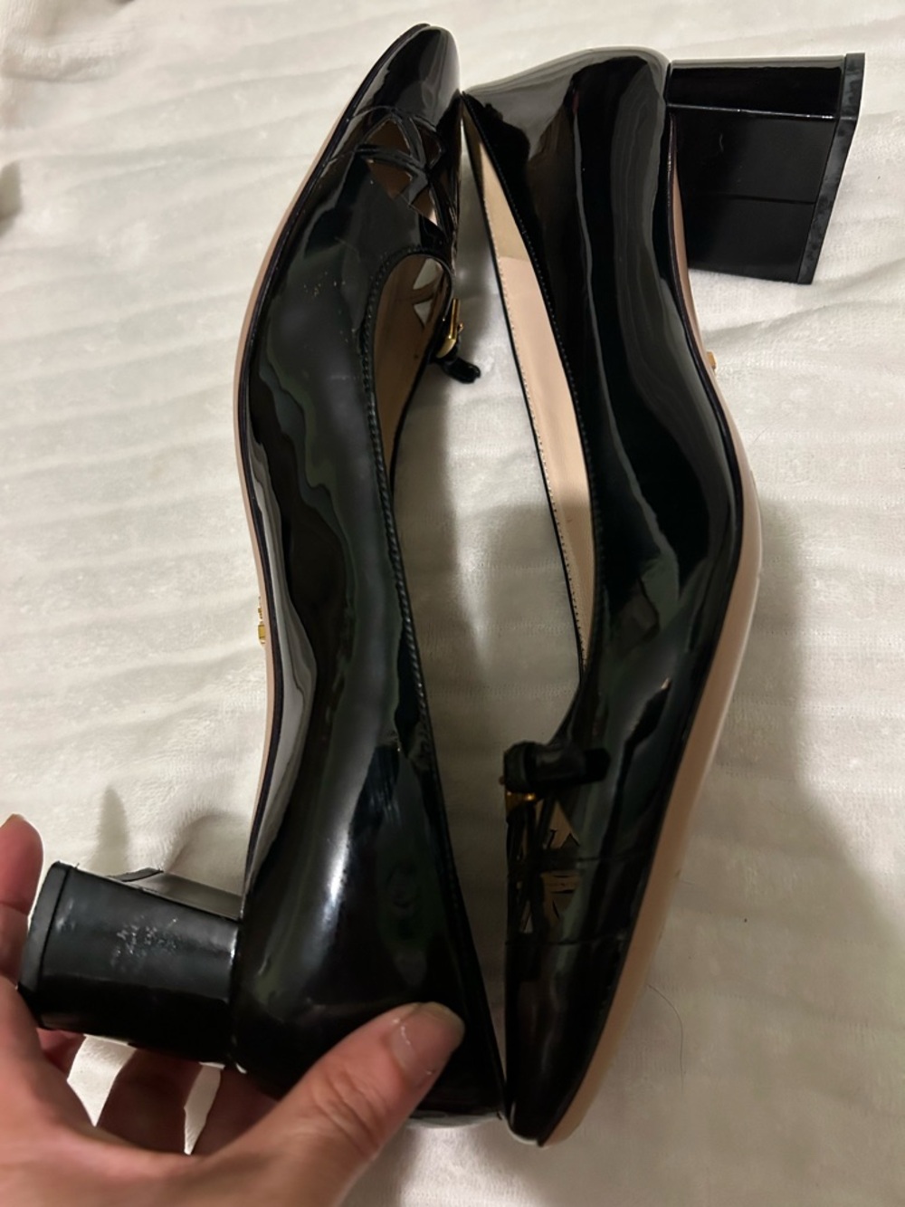 Prada patent leather 2 inch heel - Picture 12 of 17